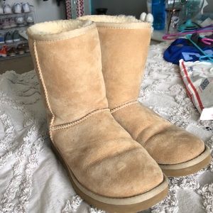 classic cream UGG boots